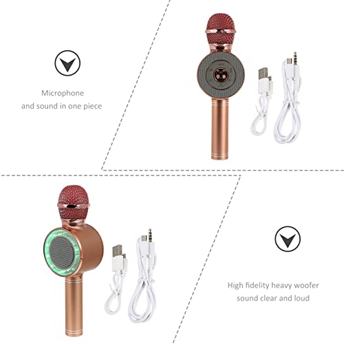 EXCEART 1 conjunto prático microfone doméstico Microfone fio multiuso para casa