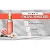 Facial Spritzer Bulgarian Rosewater Refresher Makeup Remover Spray for Face with Tropical Plant Extracts, Nut Oils, and Silk Amino