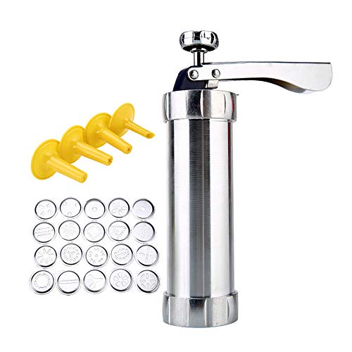 Máquina De Biscoito Modelador Com 20 Formas 4 Bicos Bolacha