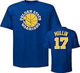 NBA San Francisco Warriors Men's Chris Mullin 17 T-Shirt, Deep Royal, Small