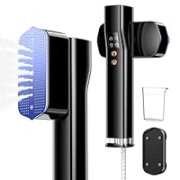 FNITAER Dampfglätter, 2-in-1 Steamer Dampfglätter, 115-230V Duale Spannung dampfbürste, 1000W Steamer, Tragbarer dampfglätter mit 100ml Wassertank konstante Dampfleistung 18 g/min, Schwarz