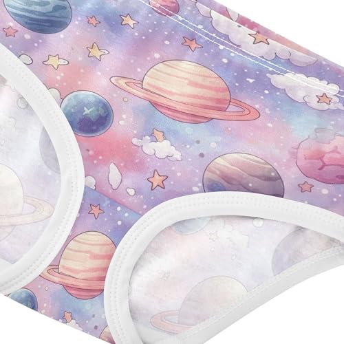Colorful Cartoon Planets Clouds Girls Underwear Toddler 2t Cotton Girl Panties Cute Pattern Undies Kids Briefs4