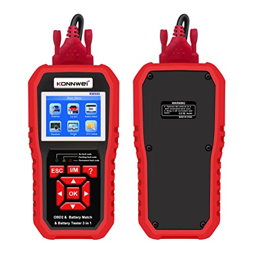 VOOCHIE KW880 Testador de bateria universal e bateria de carro compatível com scanner de falha de di