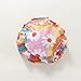 Baby Girl Long Sleeve Swimsuit One Piece Rash Guard Daisy Floral Ruffle Zipper Swimwear Swimming Hat Infant Rainbow 12-18 Months