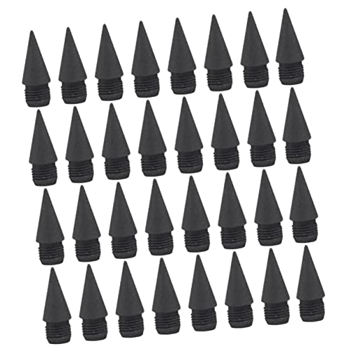 Homoyoyo 50 Pcs Pencil Tip Replacement Nibs Easy to Use No-sharpening Graphite Tips for Drawing School Stationery