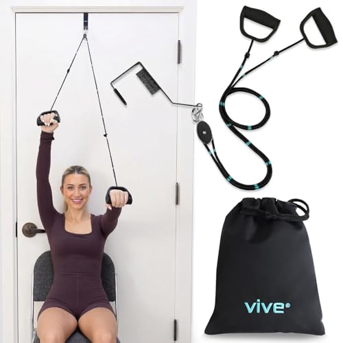 Vive Shoulder Pulley for Physical Therapy with Carry Pouch -