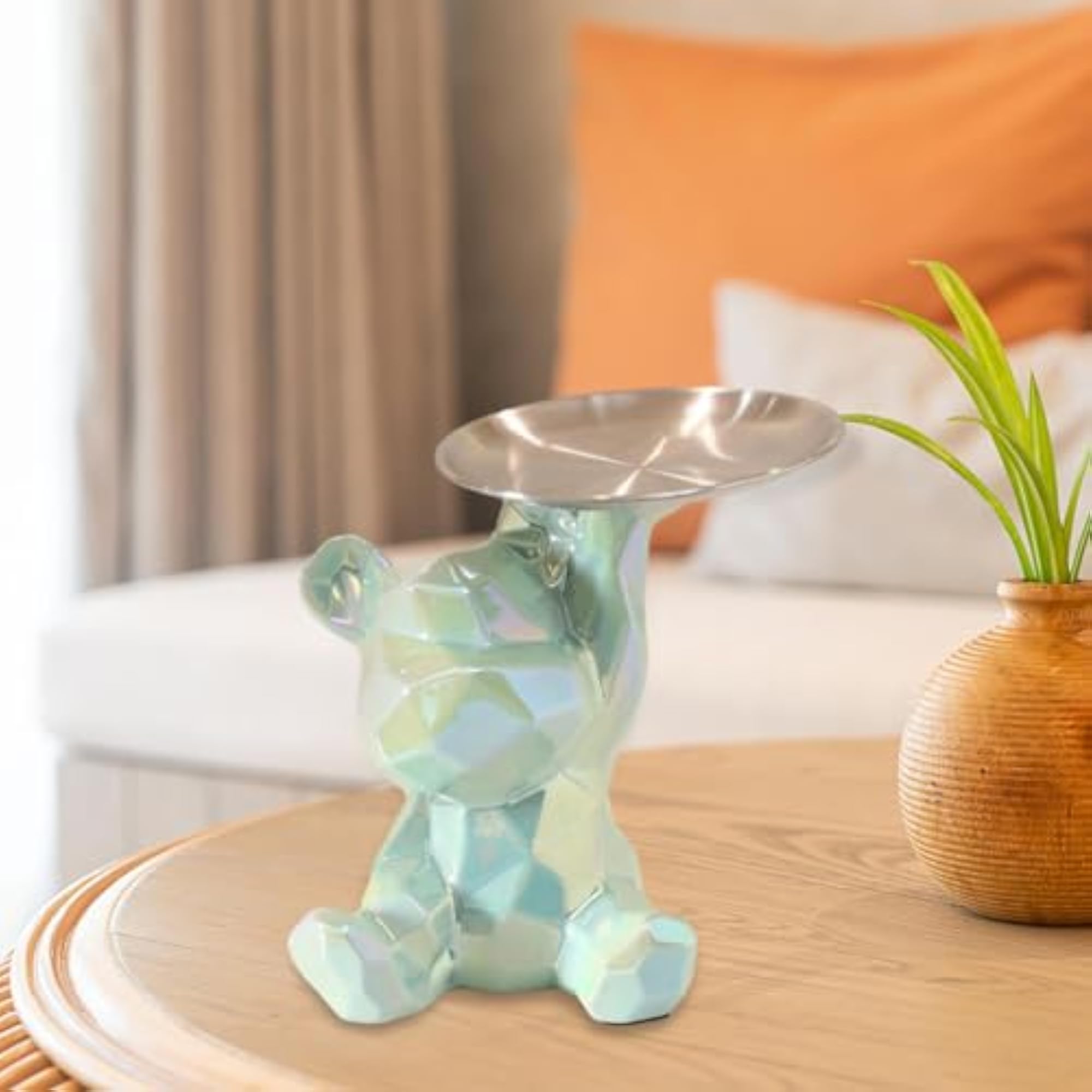 Bear Storage Tray Statue Desktop Decoration