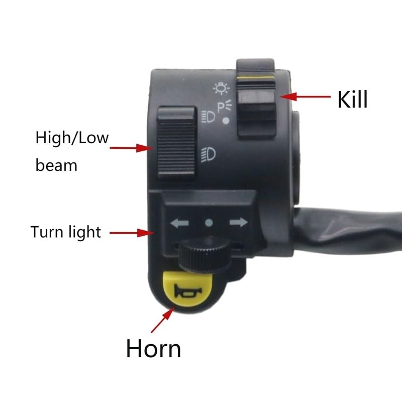 Interruptores de motocicleta para solucionar fallos en luces antiniebla y faros 4