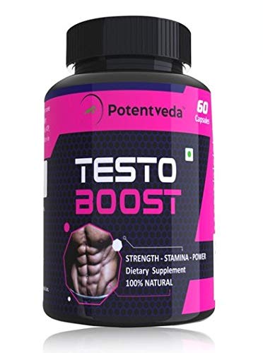 Potentveda Testoboost supplement for Men gym workout supplement - 60 Capsules