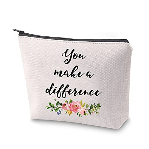 ZJXHPO Principal Appreciation Gift Assistant Principal Makeup Bag Principal Survival Kit You Make A Difference Assistant Principal Cosmetic Kit (YM-Ass Principal)