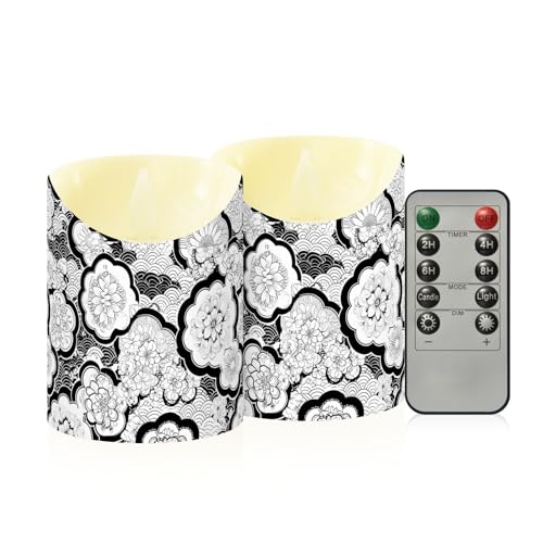 Fausses bougies en cire vacillante pour une décoration de Saint Valentin romantique
