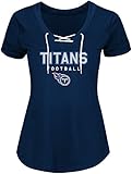 NFL Women's True Pride Program Short Sleeve V-Neck Synthetic Lace Up Tee