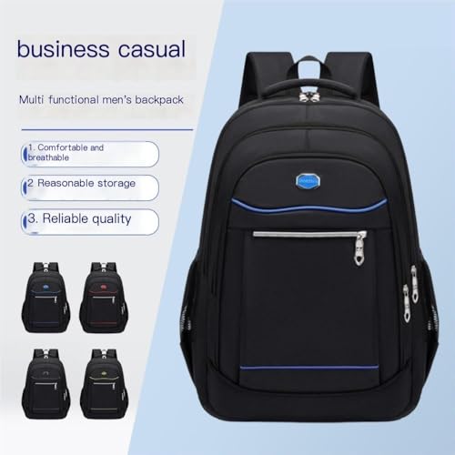 Sac à dos professionnel noir avec compartiments grande capacité pour ordinateur