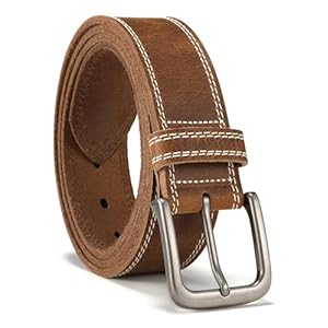 CHAOREN Belts Men – Full Grain Leather Belt for Jeans – Designed for Work Casual Occasion