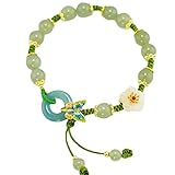 GBSELL Natural Jade Stone Bracelet,PeachHandmade Jade Bracelets,Bracelet For Women,Natural Jade Stone Bracelet (Multicolor)