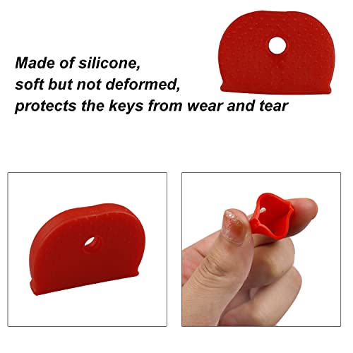 32 Pezzi Copertine Chiavi, 8 Colori Coprichiavi