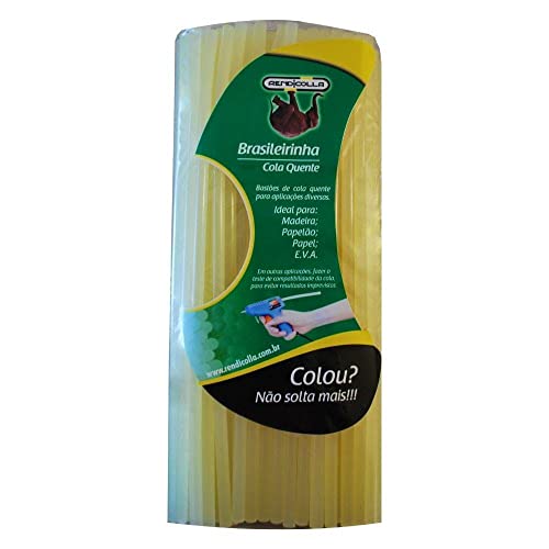 Bastão Cola Quente Rendicolla 7,5 Mm Fina 1 Kg Brasileirinha