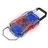 Linterna LED con llavero, linterna para acampar recargable de 6 modos, mini luz de supervivencia portátil, accesorio para caminar nocturno al aire libre, herramienta práctica con uso para el hogar, se