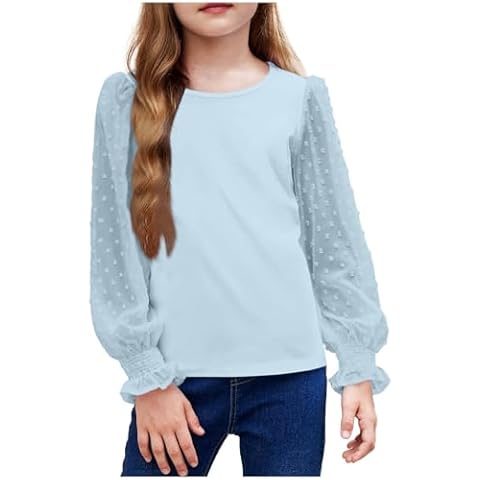 Keepink Girls Casual Ruffle Chiffon Blouses Cover