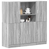 Conception pratique : cet ensemble d'armoires de cuisine est équipé de portes et d'étagères, ce qui vous permet de mieux ranger les fournitures de cuisine tout en garantissant leur propreté.