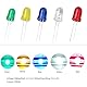 8mm LED Leuchtdioden, Rundkopf 100 Stück 5 Farben 8mm Led Diode, LED Sortiment Kits für wissenschaftliche Projekte, DIY-Projekte (8 mm 100 Stück)