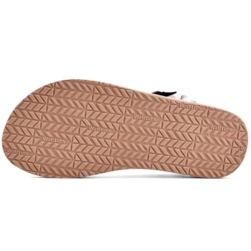Image of WateLves Womens-Sport-Sandals Hiking Sandals with-Arch-Support Webbing-Outdoor-Beach-Water-Sandals for Travel-Walking-Trekking-Camping