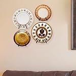 Wall Plate Hangers for 6-12 inches Plate, Adjustable Plate Stand Holder, Silicone Coating Vertical Plate Display, Black Small Size 4 Pack - Image 2