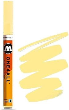MOLOTOW ONE4ALL Acrylic Paint Marker, 2mm, Vanilla Pastel, 1 Each 127.213