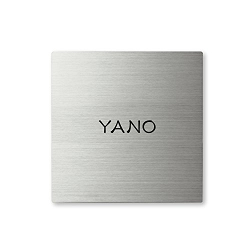 丸三タカギ ネームプレート 彫り込み済表札 スクアド SQS-S-3-1-矢野 彫り込み名字: 矢野 【完成品】