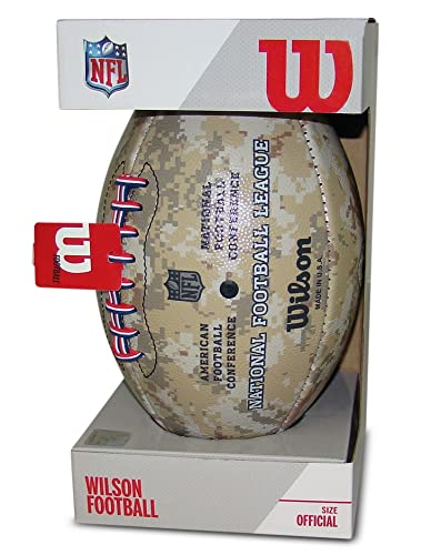 WILSON Official Salute to Military Service Camouflage Limited Edition Football