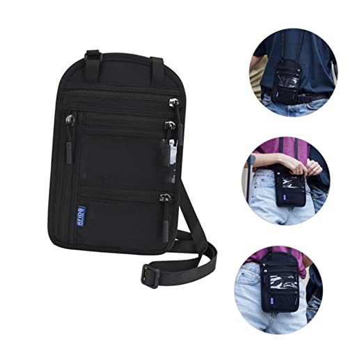 GALPADA 1 Unidade Saco De Documentos Rfid Dinheiro Família Titular Do Passaporte Saco De Telefone Pu