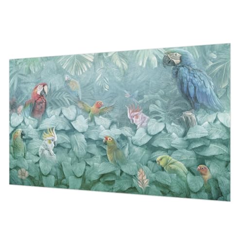 Revêtement mural intissé impression haute qualité oiseaux exotiques - 2