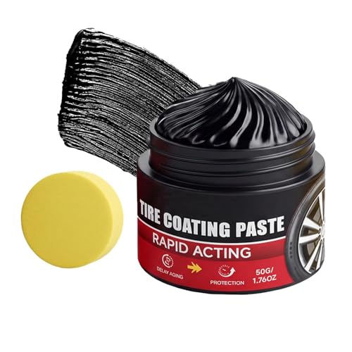 Trim Restorer Automotive - 75g Weather Resistant Restoration Agent, Long Lasting Tire Shine Finish, Dashboard and Exterior Plast