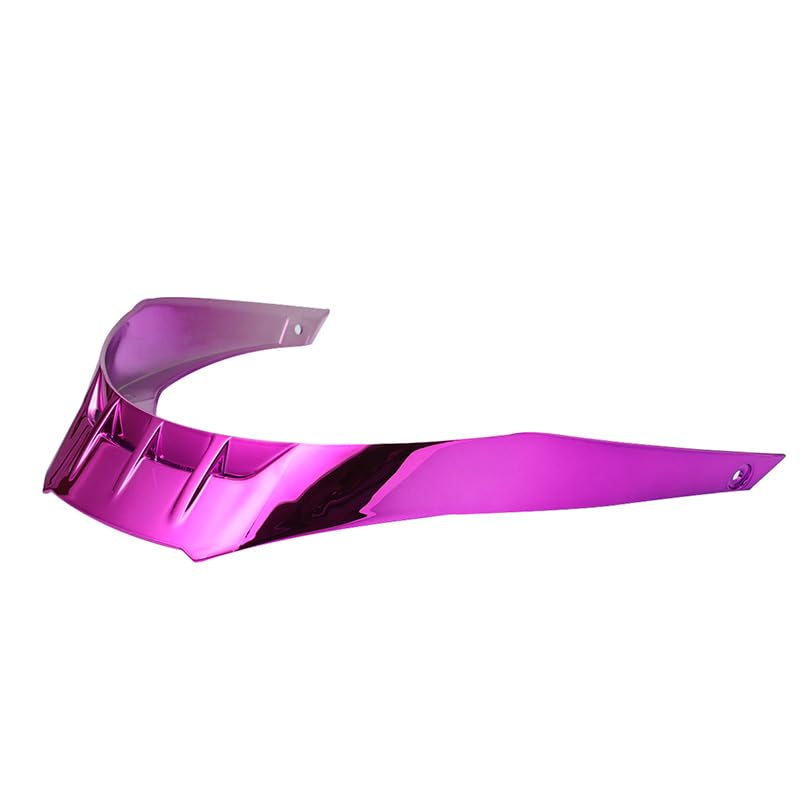 Aileron transparent et galvanisé grand becquet arrière casque moto PISTA GPRR