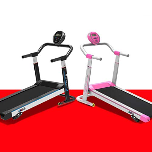 Image of Folding Portable Treadmill Mini Children Adult Manual Mechanical Walking Running Machine Exercise Equipment with Pulley