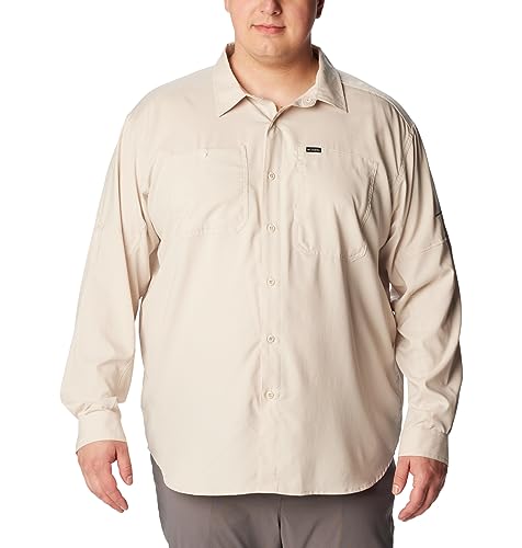 Image of Columbia Men Polyester Loose Omni-Shade Ridge Utility Lite Hiking and Trekking Long Sleeve Shirt