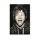 UHHYFVN Poster mural dcoratif sur toile de Singer Ed Sheeran Poster8 - Dcoration murale moderne pour chambre  coucher - 20 x 30 cm