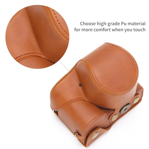 Funda para Sony ZV-E10 II en cuero PU premium miniatura 3