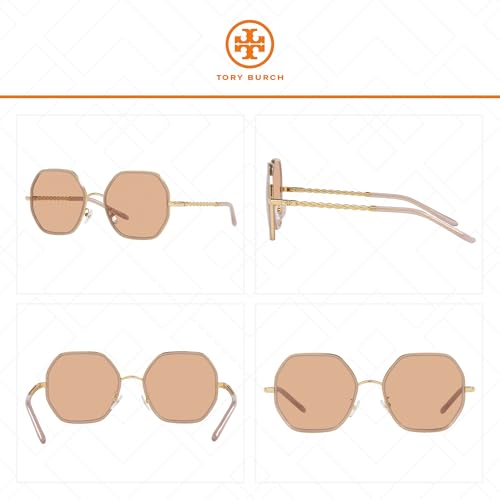 Tory Burch TY6092 Hexagonal Sunglasses for Women +BUNDLE with ACCESSORY EYEWEAR KIT3