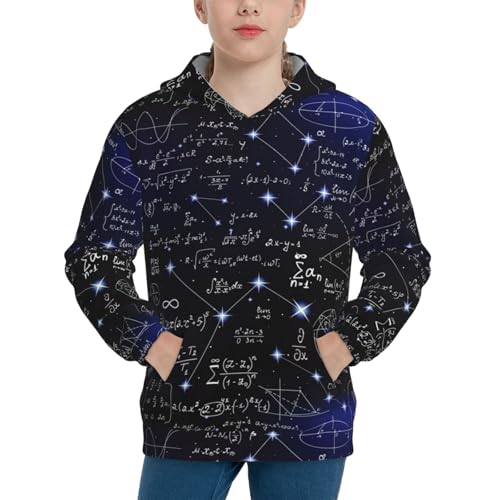 Physical Formulas Kid Hoodies Boys Sweatshirts Girls Pullover with Pocket