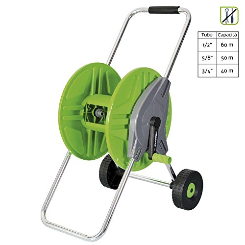 VERDEMAX 9564 Carrello avvolgitubo per 60 m di