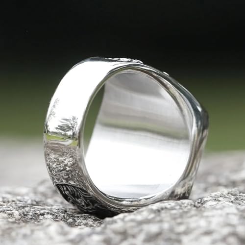 Image of 2023 Skull Ring Cool Evil Death Punk Rock Stainless Steel Rings Aly Style Jewelry