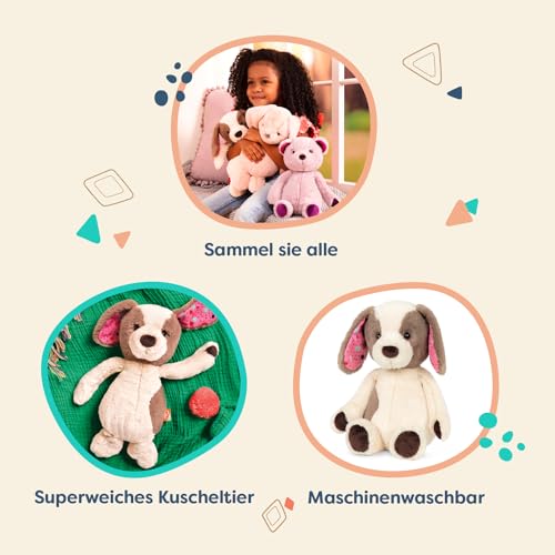B. toys - Happyhues - Cupcake Pup - Plüsch Hund - Superweiches Plüschtier - Plüschtier für Babys, Kleinkinder, Kinder - Waschmaschinenfester Plüschwelpe - 0 Monate +