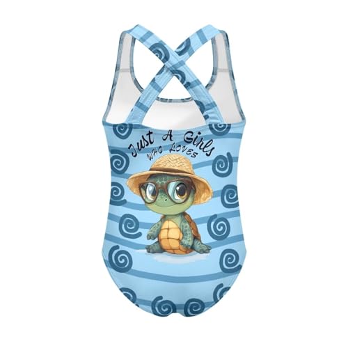 Girls Swimsuits One Piece Bathing Suit Crossback Kids Summer Beach Pool Swimwear for 5-14 Years2