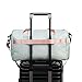 Travel Weekender Bag for Women With Shoe Compartment - Carry-On Duffel, Gym, Hospital Personal Item - Includes Toiletry Bag - 2 Pcs Love Chenille Letter Preppy