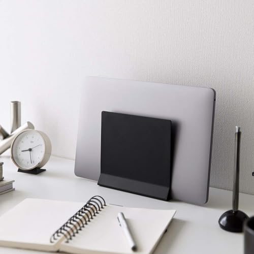 Support PC portable vertical contre l'encombrement du plan de travail