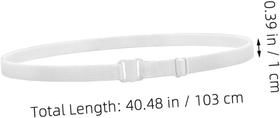 Beavorty 4Pcs Adjustable Elastic Waistband Tucking Band for Women Belt for Tops Pants for Versatile Outfits Secure Comfortable Fit