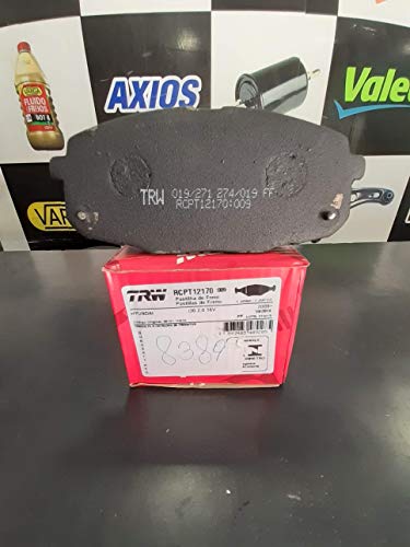 Pastilha de freio dianteira I30 2.0 2009 até 2012 RCPT12170 TRW Vargas