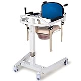 UJQNBM Patient Lift Transfer Chair for Home, Bed to Toilet Transfer Chair, Portable Wheelchair Lift