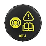 GIONAR Car Brake Fluid Bottle Cap, Brake Fluid Reservoir Cover, Replacement Cap for Ford Focus MK2 MK3 MK7 MK8, Mondeo, Cmax, Smax, Compatible with 3M512162AB 2S612162AA BV612162AB 6M512162AA DG804355